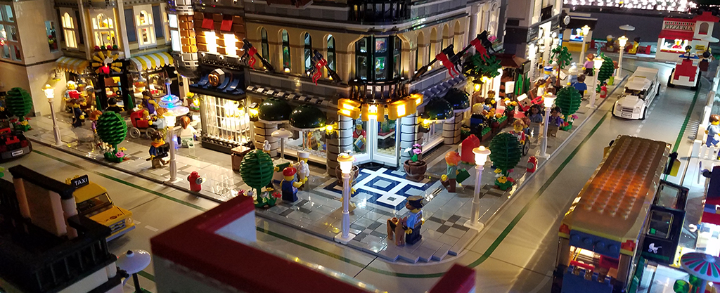 LEGO city downtown