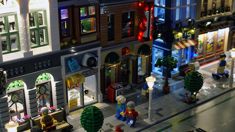 LEGO Buildings with Lights